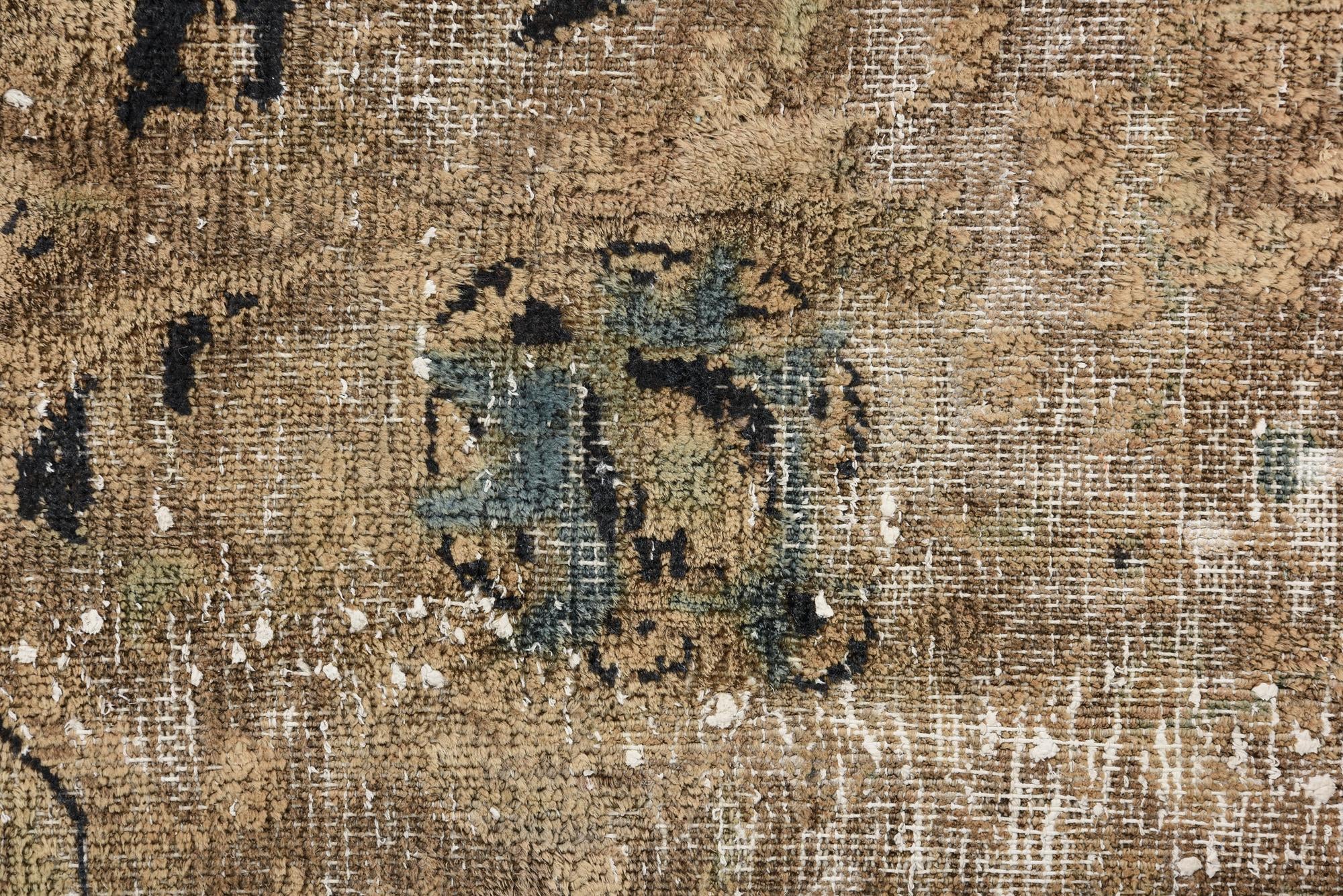 9' 6 x 13' 4 Hand Knotted Ultra Vintage Persian Wool Rug