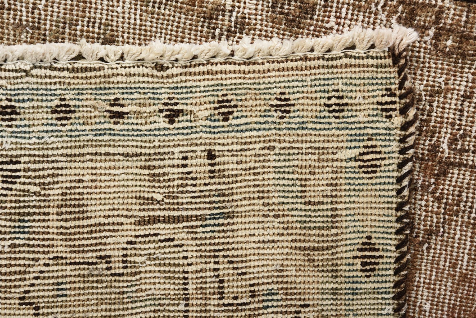 6' 9 x 9' 7 Hand Knotted Ultra Vintage Persian Wool Rug