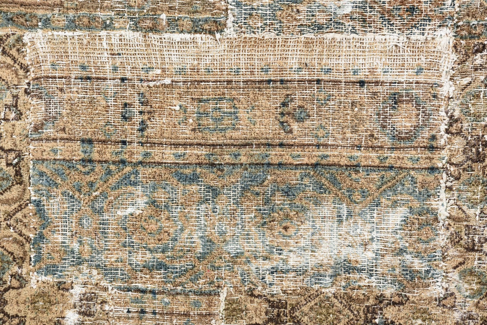 6' 7 x 9' 7 Hand Knotted Ultra Vintage Persian Wool Rug
