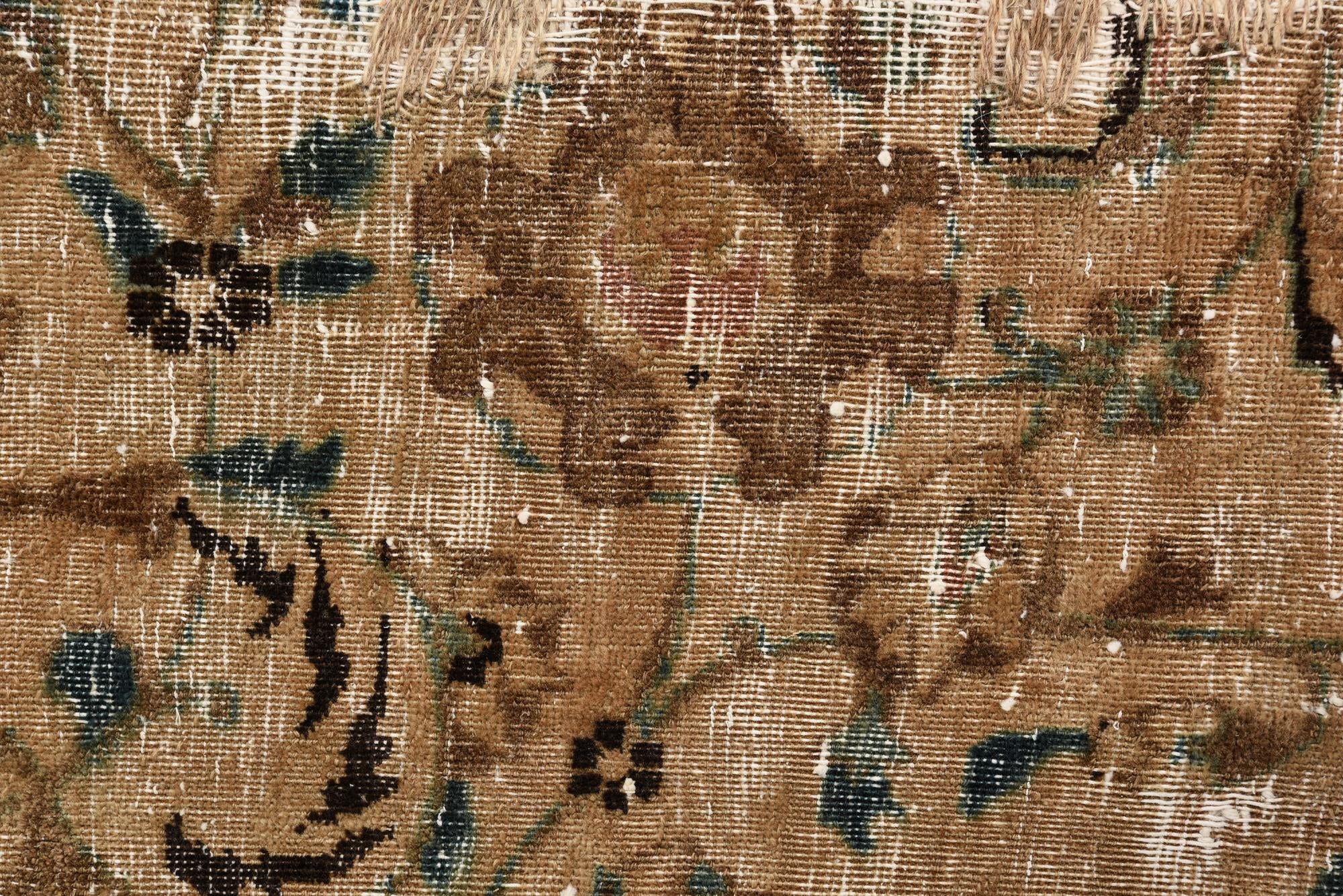 9' 7 x 12' 3 Hand Knotted Ultra Vintage Persian Wool Rug