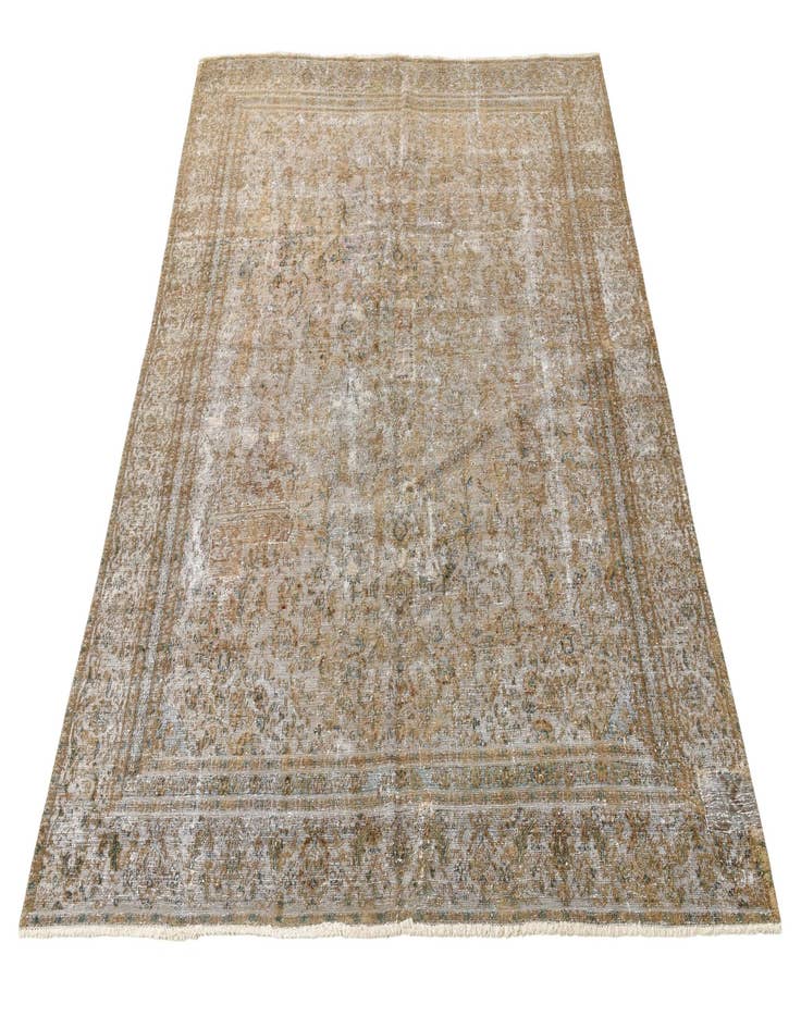 Detail image of 8' 6 x 10' 8  Hand Knotted Ultra Vintage Persian Wool Rug