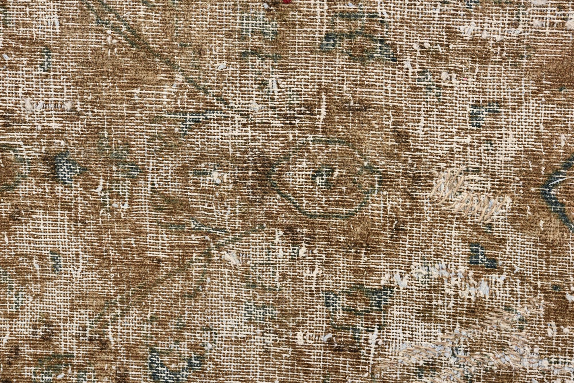 8' 6 x 10' 8 Hand Knotted Ultra Vintage Persian Wool Rug