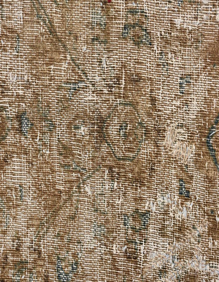 Detail image of 8' 6 x 10' 8  Hand Knotted Ultra Vintage Persian Wool Rug