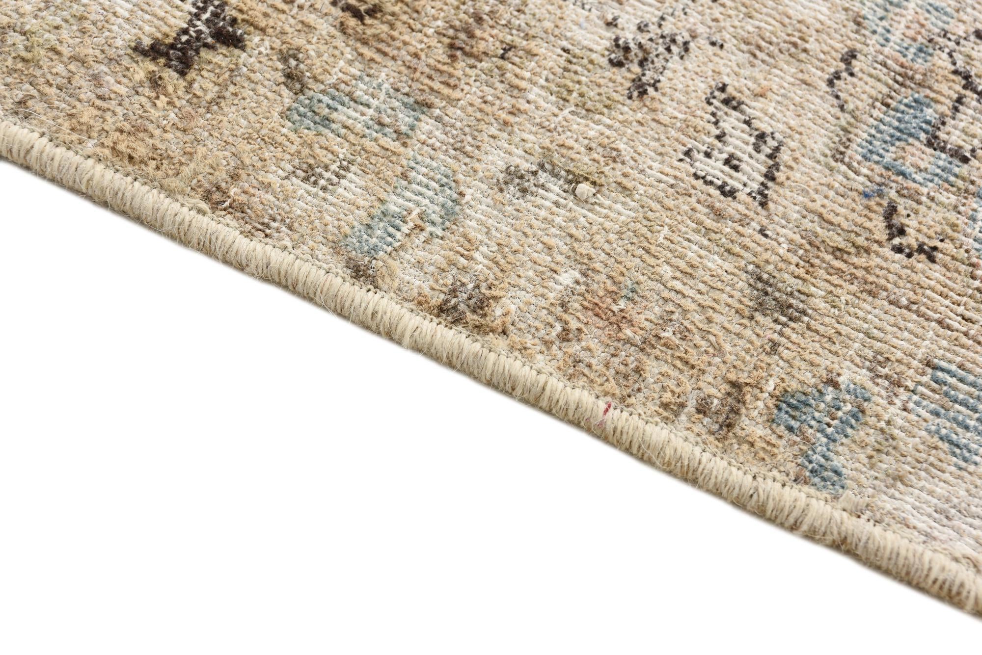 5' 9 x 8' 2 Hand Knotted Ultra Vintage Persian Wool Rug