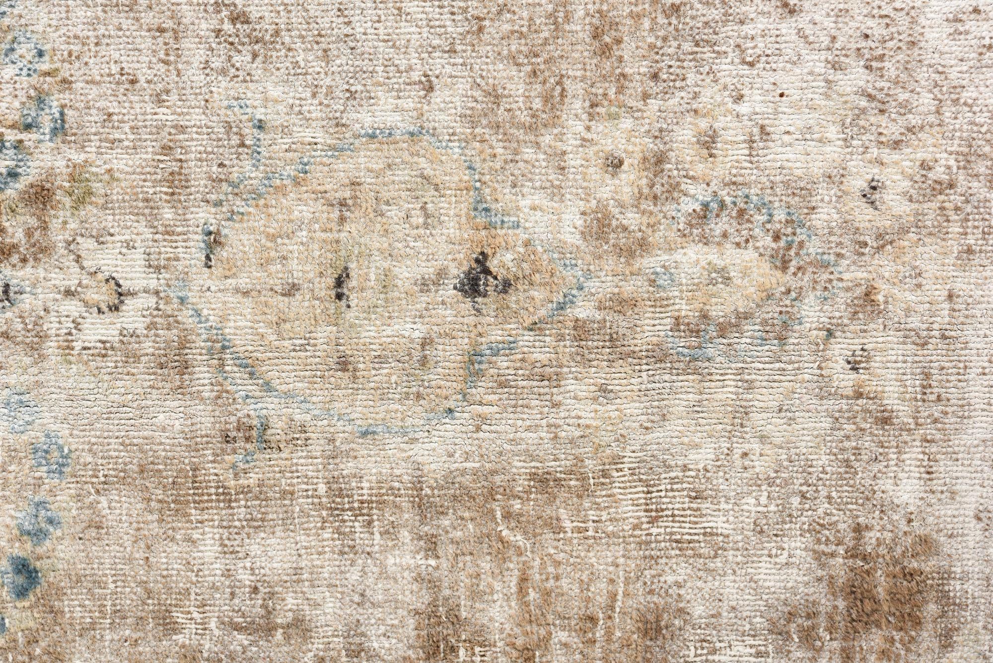 5' 9 x 8' 2 Hand Knotted Ultra Vintage Persian Wool Rug