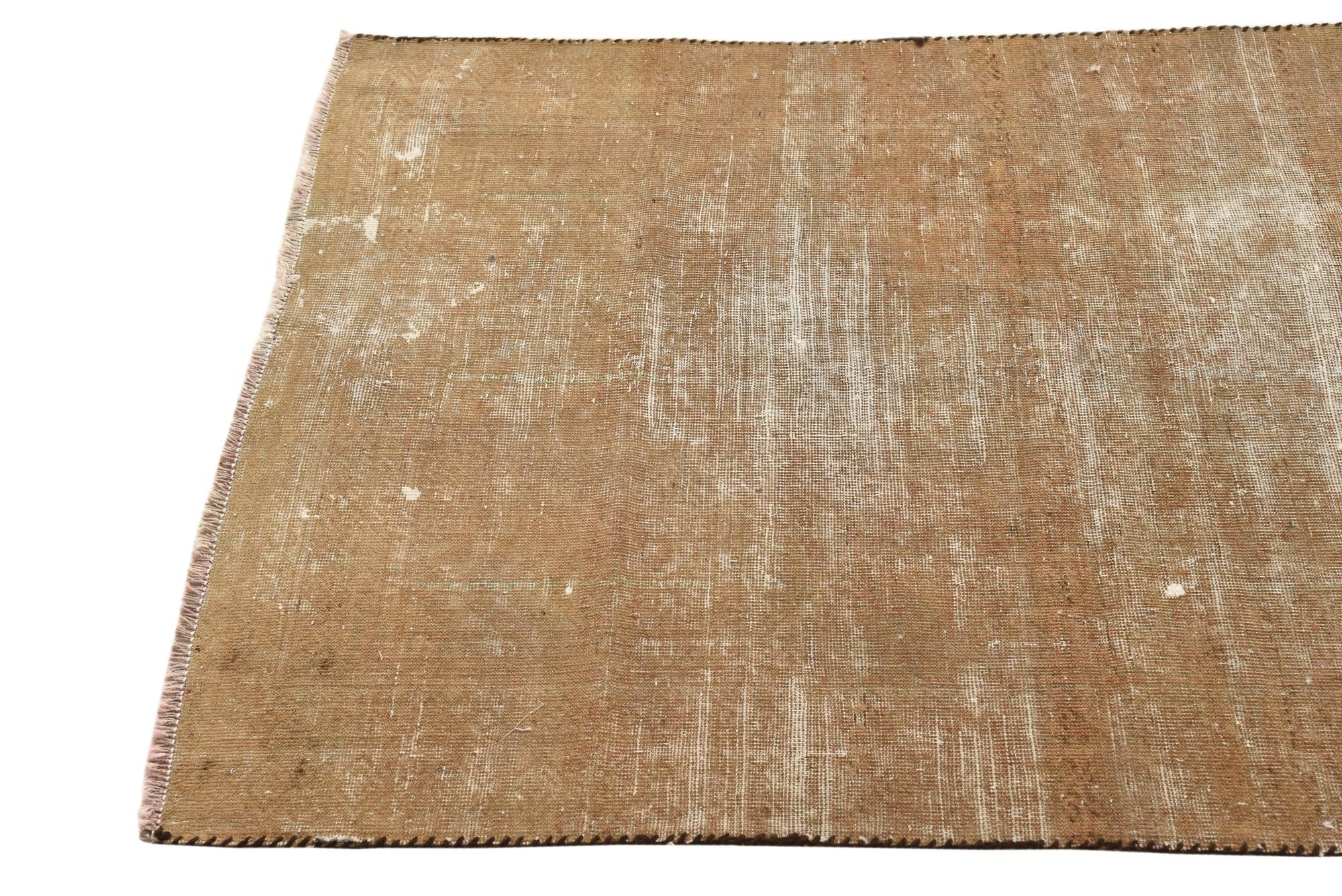 3' x 4' 5 Hand Knotted Ultra Vintage Persian Wool Rug