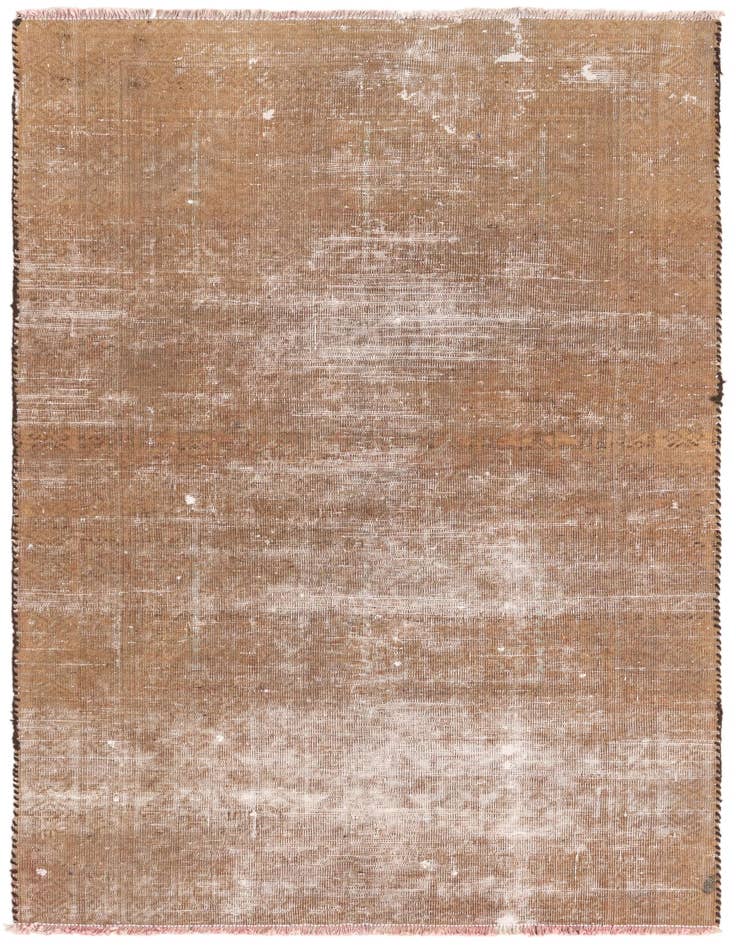 Detail image of 3' x 4' 5 Hand Knotted Ultra Vintage Persian Wool Rug