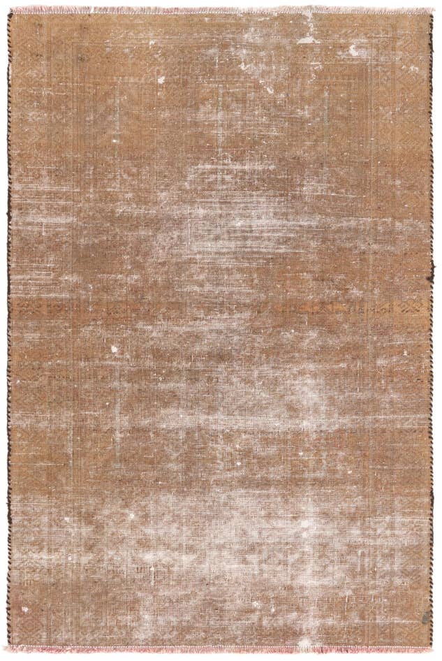 Detail image of 3' x 4' 5 Hand Knotted Ultra Vintage Persian Wool Rug