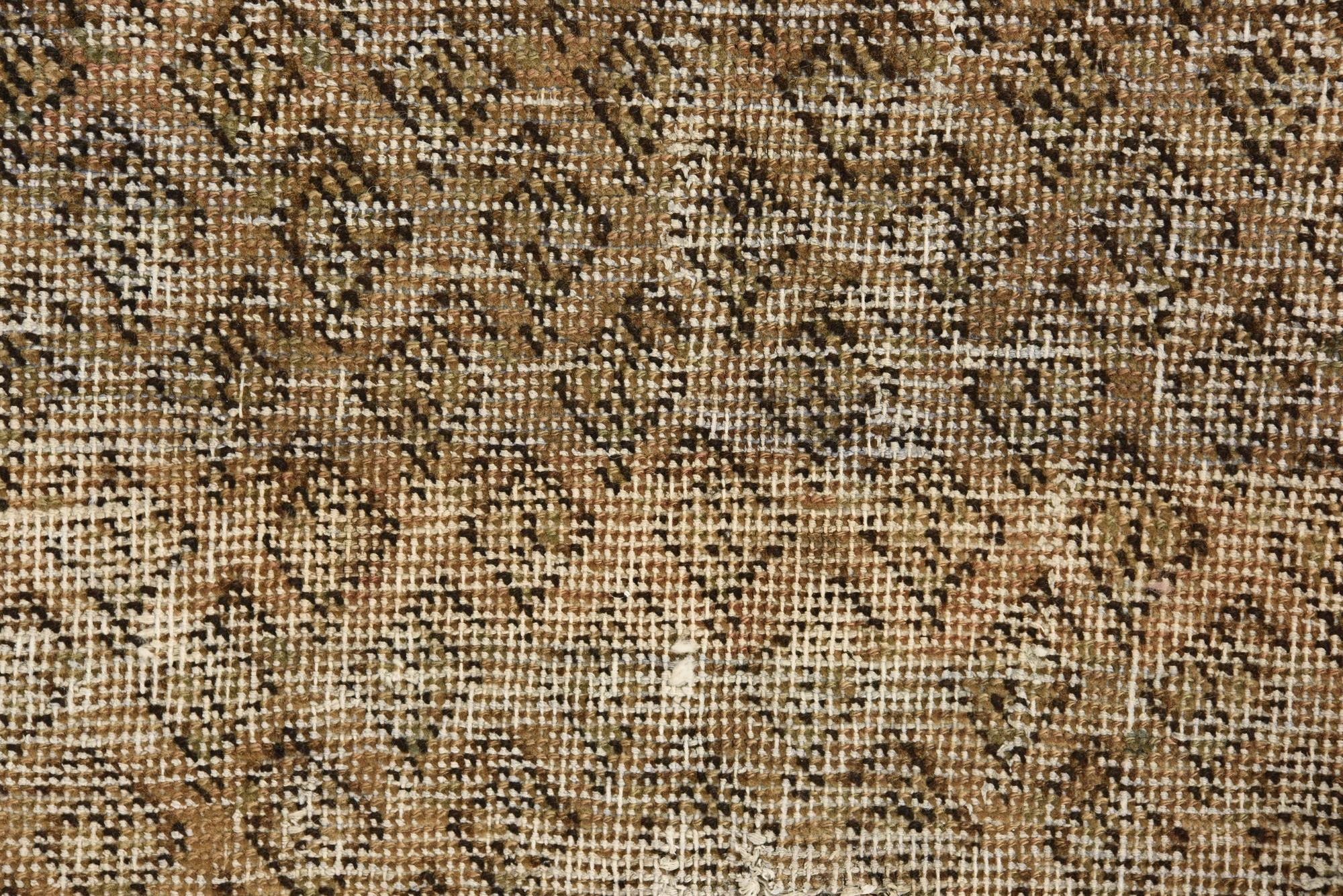 4' 2 x 6' 4 Hand Knotted Ultra Vintage Persian Wool Rug