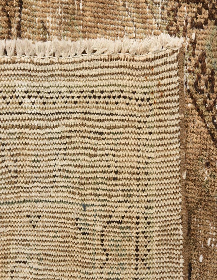 Detail image of 7' 3 x 10' 9  Hand Knotted Ultra Vintage Persian Wool Rug