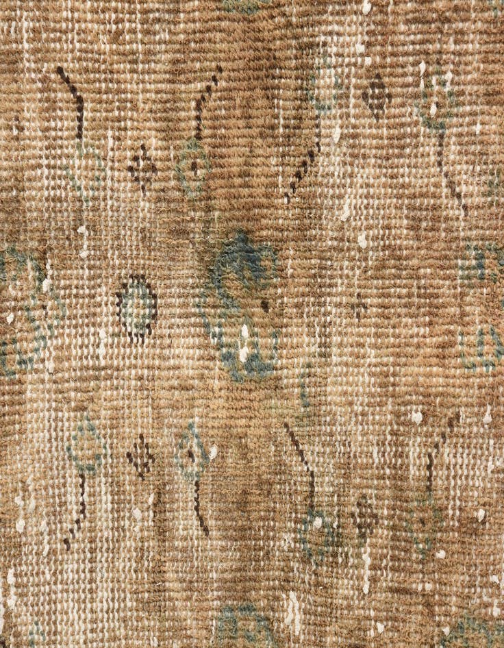 Detail image of 7' 3 x 10' 9  Hand Knotted Ultra Vintage Persian Wool Rug