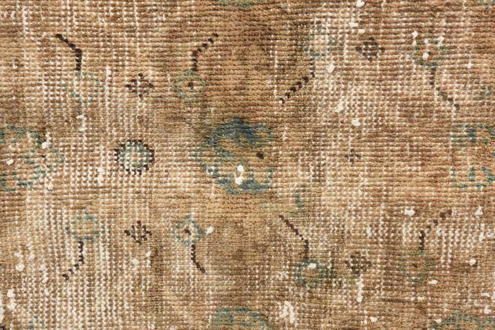 7' 3 x 10' 9 Hand Knotted Ultra Vintage Persian Wool Rug