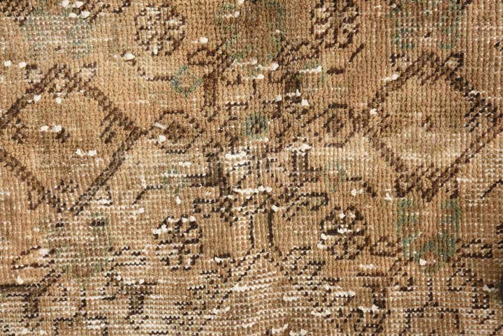7' 3 x 10' 9 Hand Knotted Ultra Vintage Persian Wool Rug