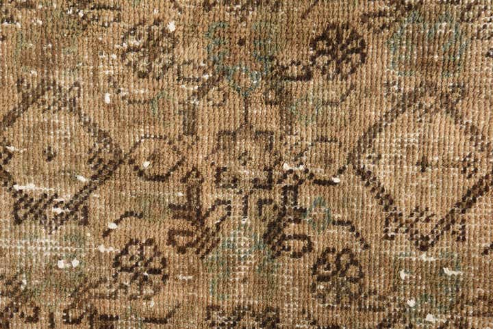 7' 3 x 10' 9 Hand Knotted Ultra Vintage Persian Wool Rug