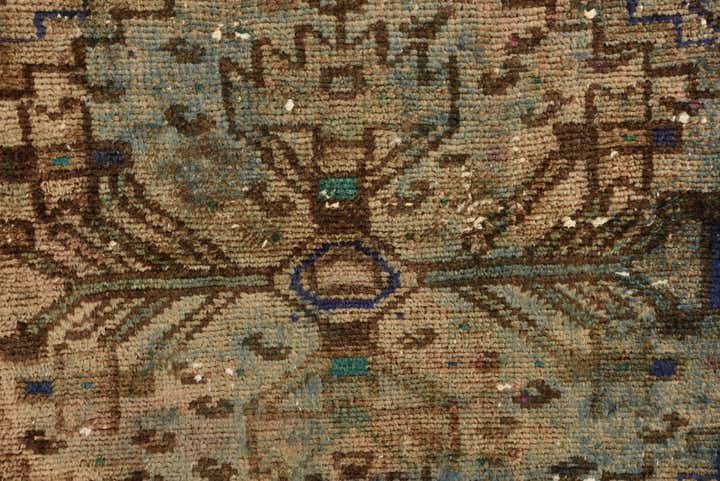 3' 8 x 7' 1 Hand Knotted Ultra Vintage Persian Wool Rug