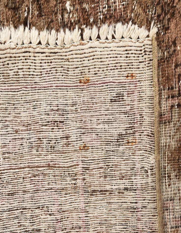 Detail image of 4' 2 x 6' 7  Hand Knotted Ultra Vintage Persian Wool Rug