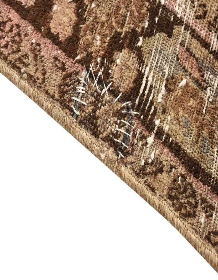 Detail image of 4' 2 x 6' 7  Hand Knotted Ultra Vintage Persian Wool Rug