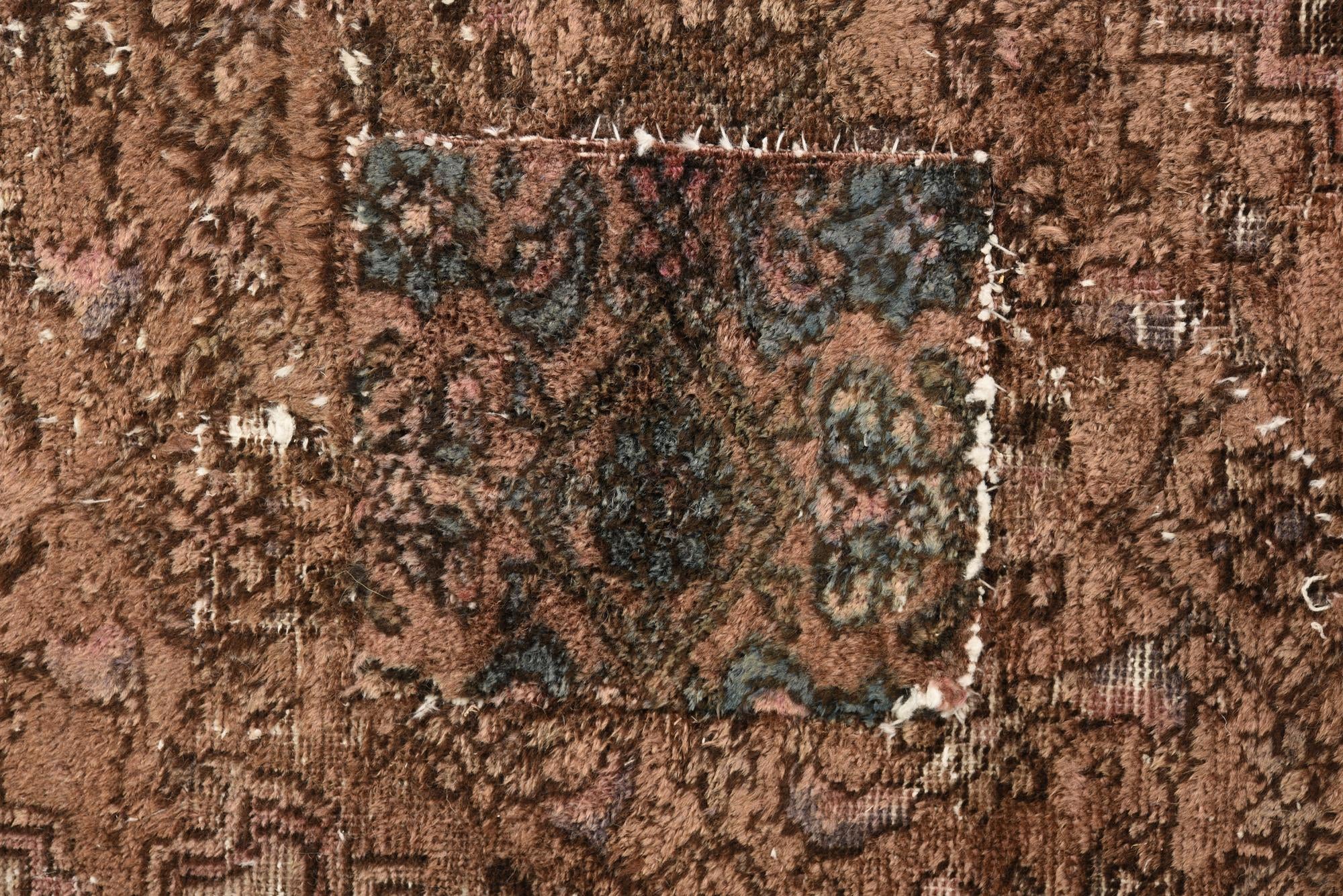 4' 2 x 6' 7 Hand Knotted Ultra Vintage Persian Wool Rug