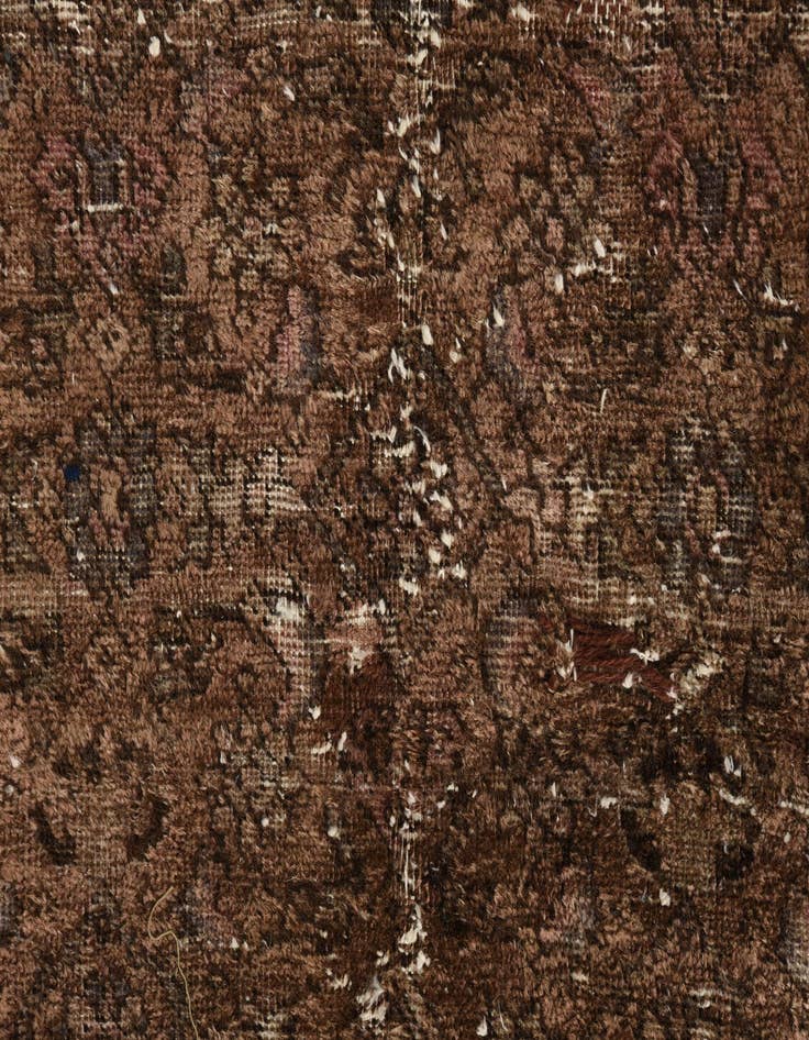 Detail image of 4' 2 x 6' 7  Hand Knotted Ultra Vintage Persian Wool Rug