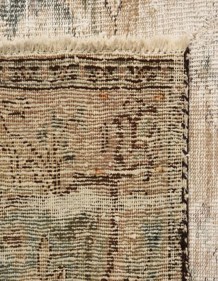 Detail image of 5' 9 x 9' 7  Hand Knotted Ultra Vintage Persian Wool Rug