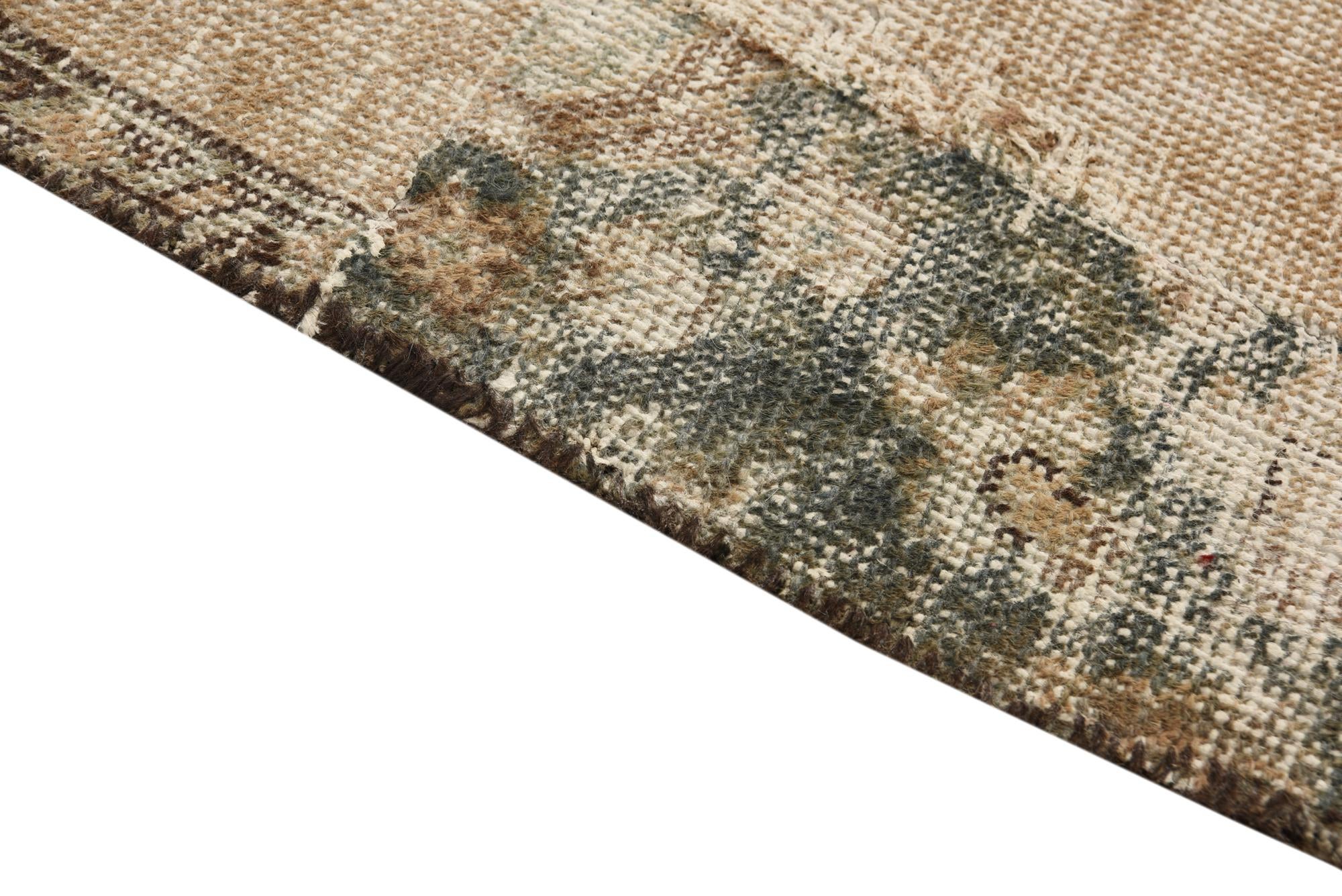 5' 9 x 9' 7 Hand Knotted Ultra Vintage Persian Wool Rug