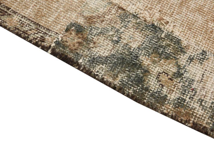 Detail image of 5' 9 x 9' 7 Hand Knotted Ultra Vintage Persian Wool Rug