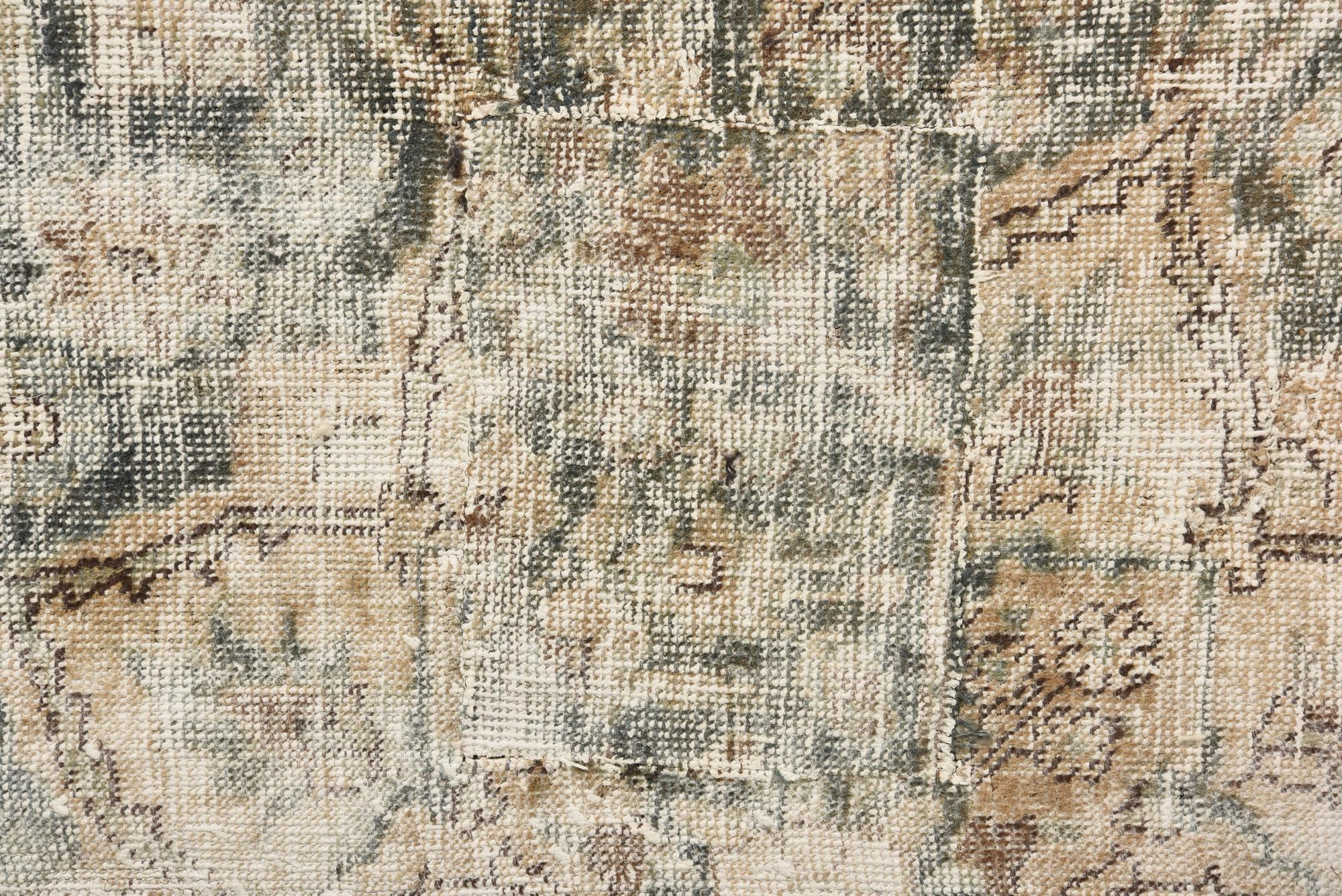 5' 9 x 9' 7 Hand Knotted Ultra Vintage Persian Wool Rug