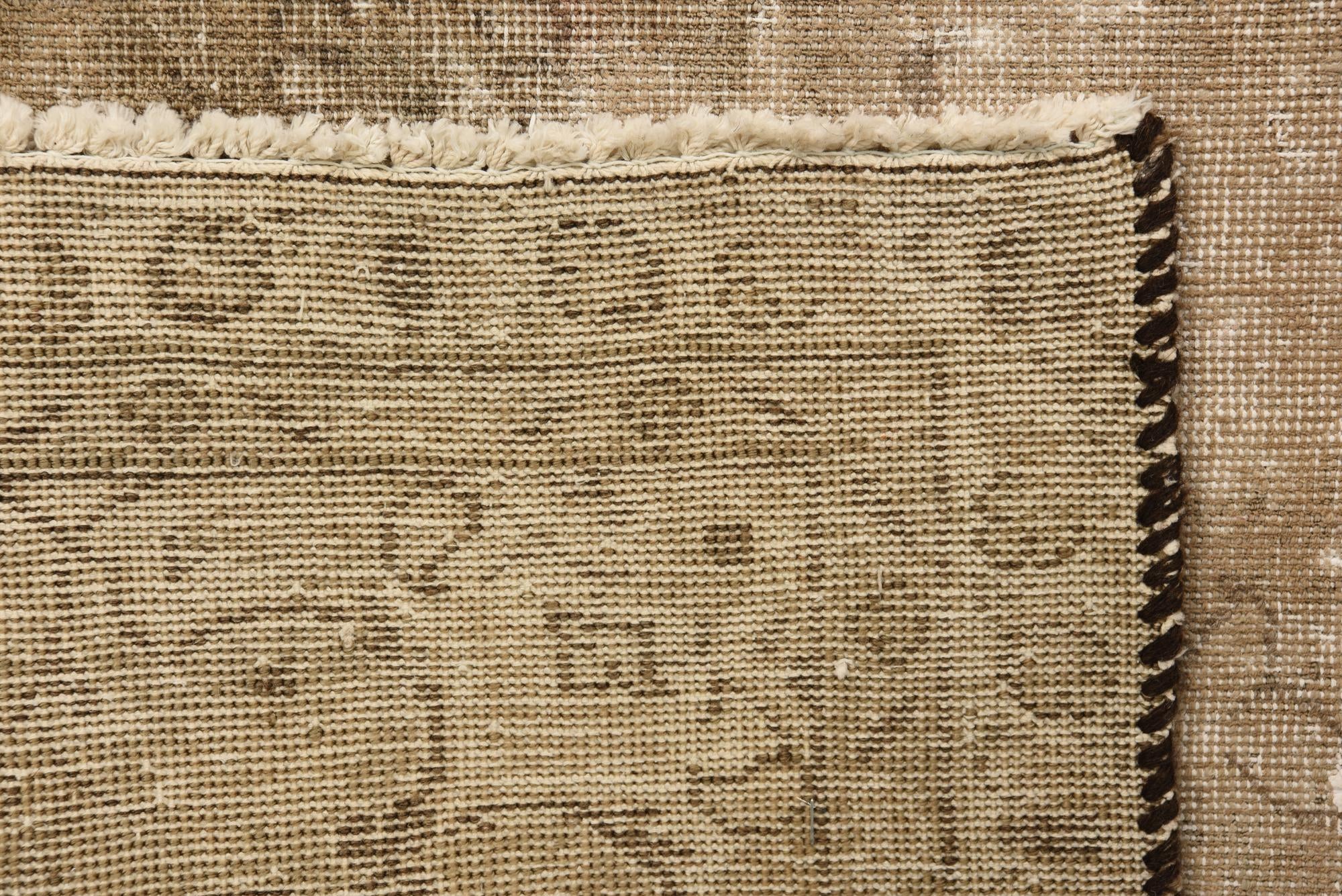 5' 5 x 9' 5 Hand Knotted Ultra Vintage Persian Wool Rug