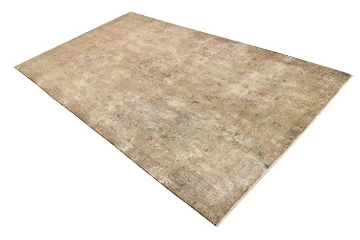 Detail image of 5' 5 x 9' 5 Hand Knotted Ultra Vintage Persian Wool Rug