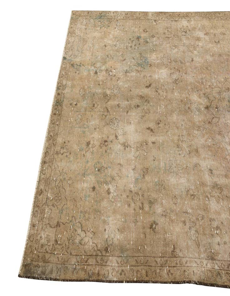 Detail image of 5' 5 x 9' 5  Hand Knotted Ultra Vintage Persian Wool Rug