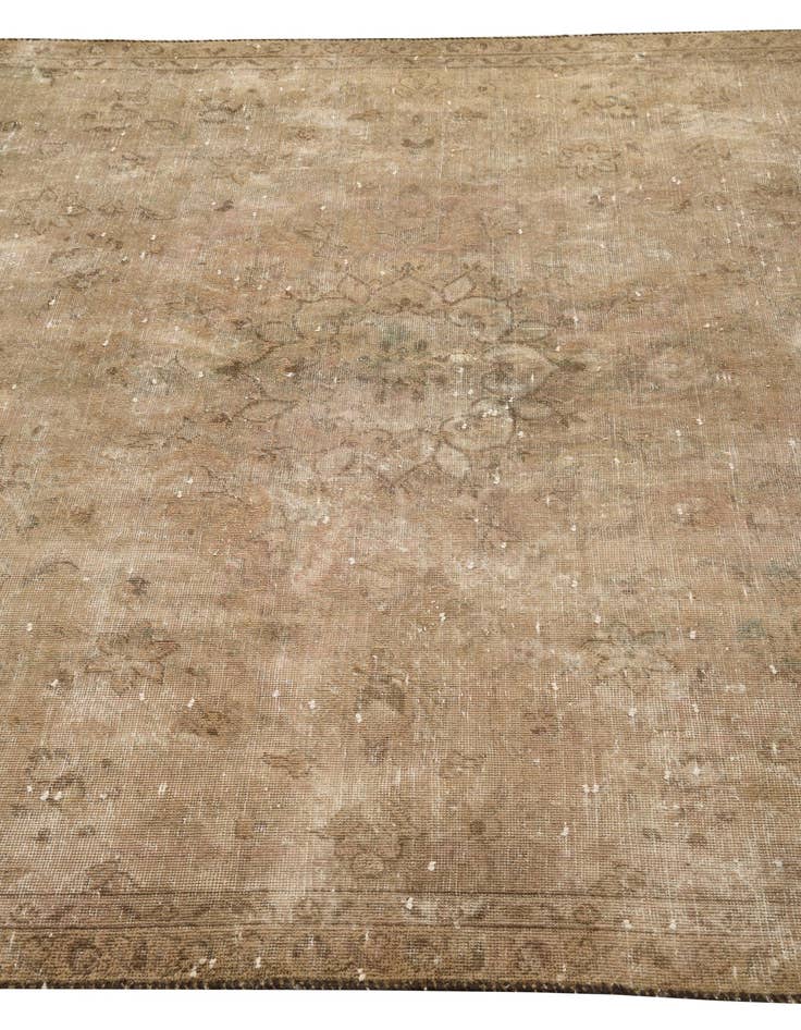 Detail image of 5' 5 x 9' 5  Hand Knotted Ultra Vintage Persian Wool Rug