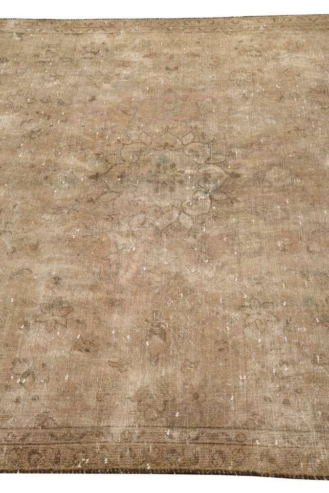 5' 5 x 9' 5 Hand Knotted Ultra Vintage Persian Wool Rug