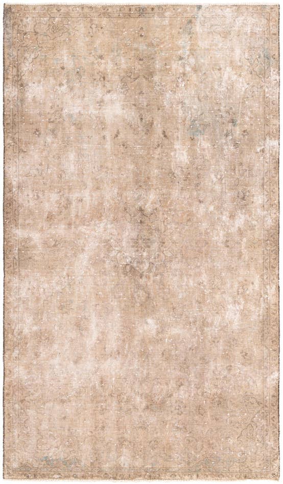 Detail image of 5' 5 x 9' 5 Hand Knotted Ultra Vintage Persian Wool Rug