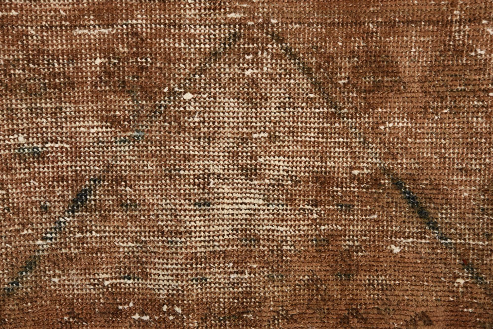 4' 3 x 6' 7 Hand Knotted Ultra Vintage Persian Wool Rug