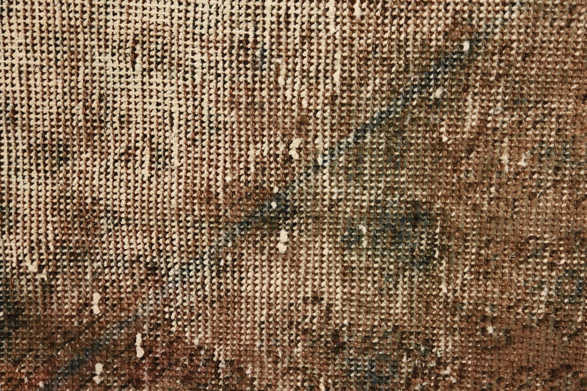 4' 3 x 6' 7 Hand Knotted Ultra Vintage Persian Wool Rug