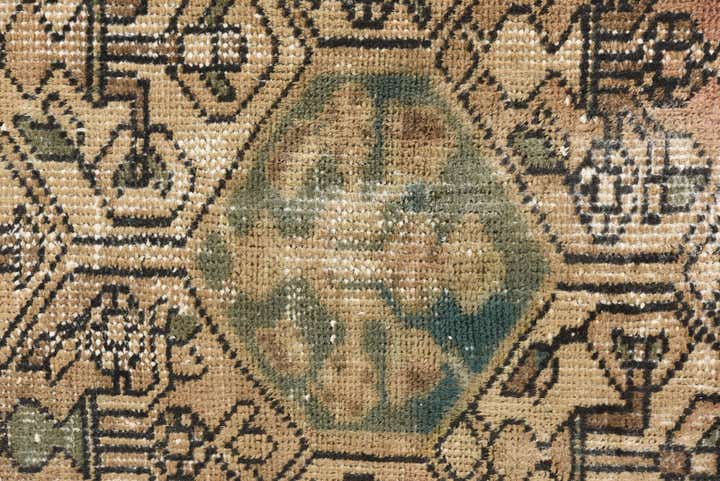 5' 5 x 8' 9 Hand Knotted Ultra Vintage Persian Wool Rug