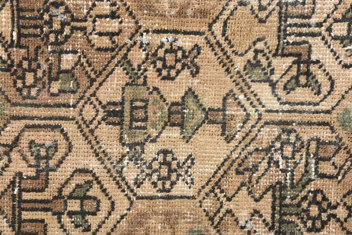 5' 5 x 8' 9 Hand Knotted Ultra Vintage Persian Wool Rug