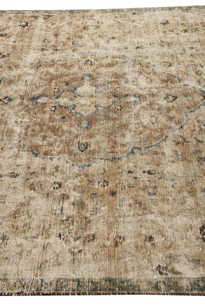 210cm x 305cm Handgeknüpft Ultra Vintage Persisch Wolle Teppich