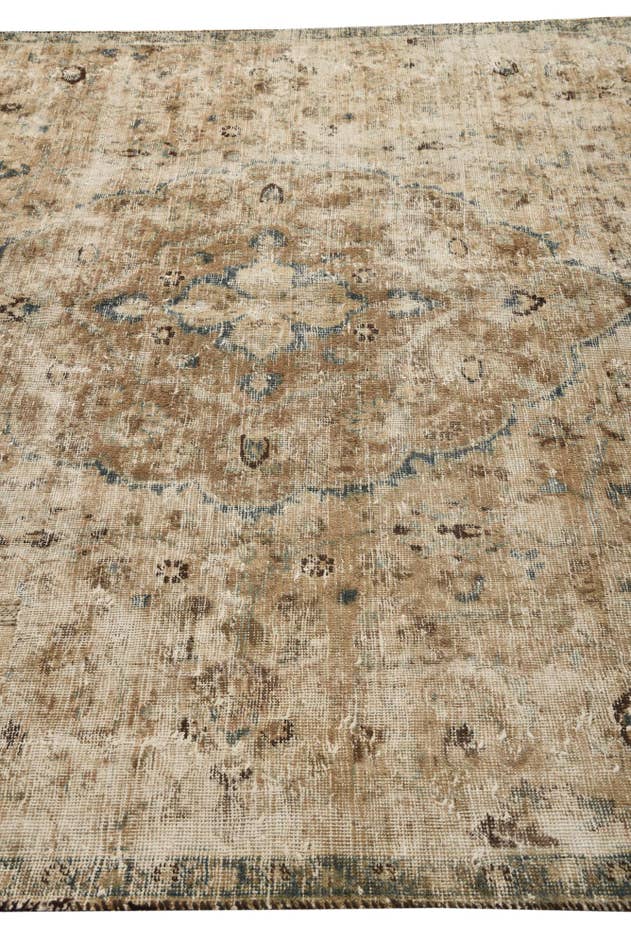 Detailansicht von 210cm x 305cm Handgeknüpft Ultra Vintage Persisch Wolle Teppich