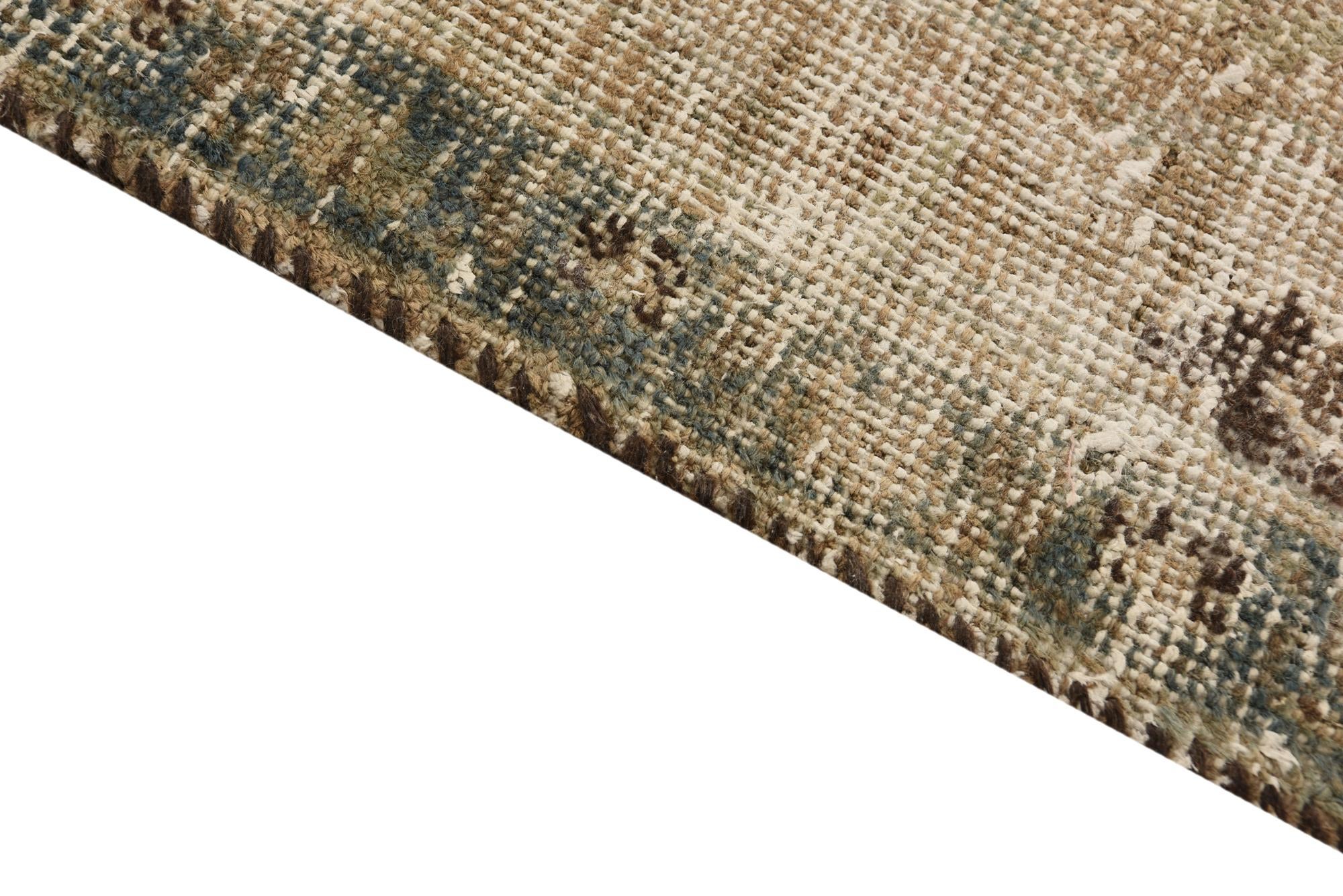 6' 10 x 10' Hand Knotted Ultra Vintage Persian Wool Rug