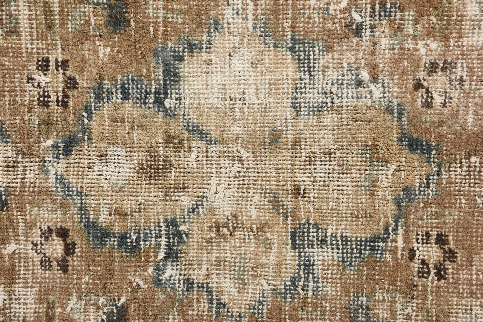 6' 10 x 10' Hand Knotted Ultra Vintage Persian Wool Rug