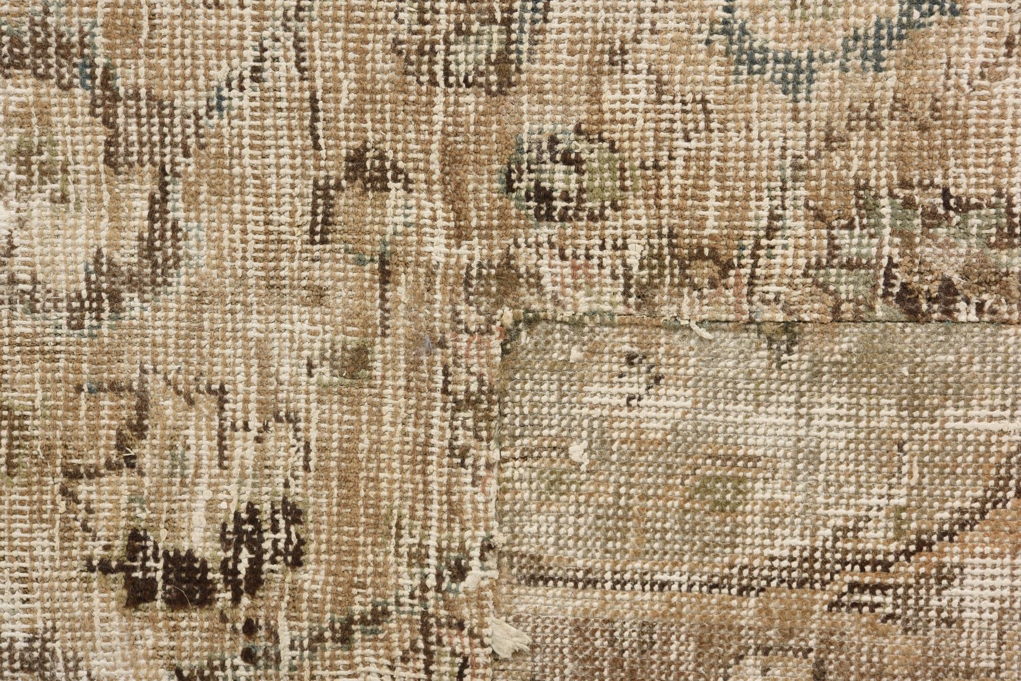 6' 10 x 10' Hand Knotted Ultra Vintage Persian Wool Rug