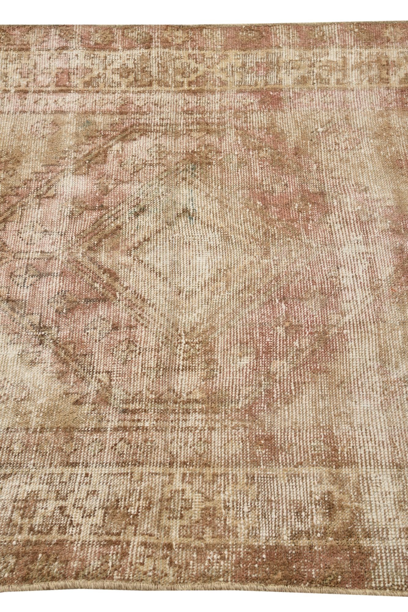 3' 6 x 5' Hand Knotted Ultra Vintage Persian Wool Rug
