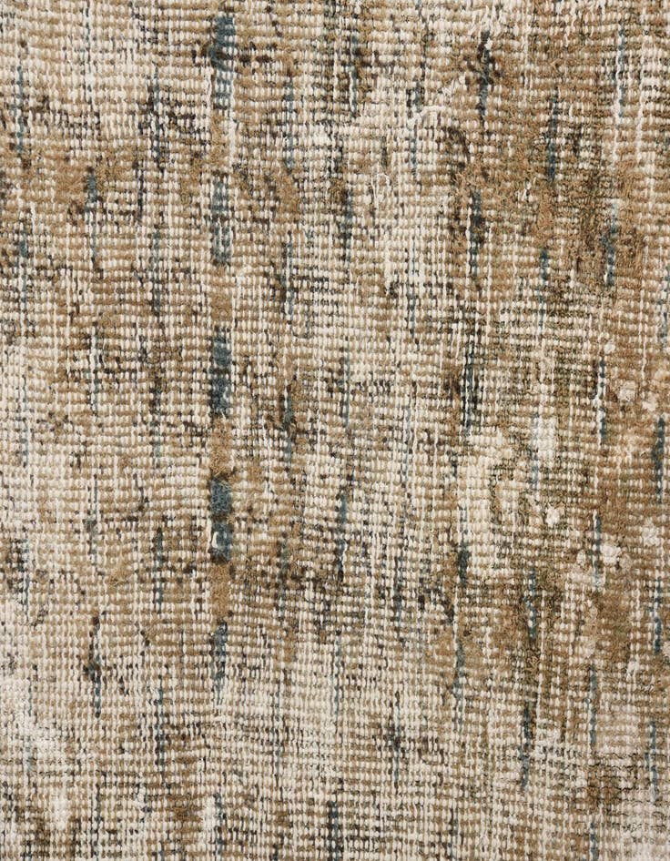 Detail image of 4' 2 x 5' 5  Hand Knotted Ultra Vintage Persian Wool Rug