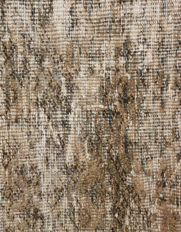 Detail image of 4' 2 x 5' 5  Hand Knotted Ultra Vintage Persian Wool Rug