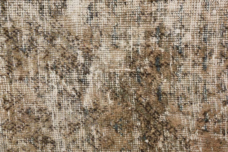 Detail image of 4' 2 x 5' 5 Hand Knotted Ultra Vintage Persian Wool Rug