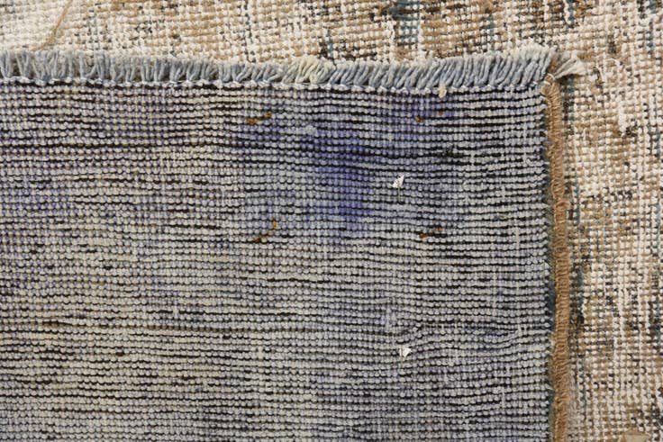 Detail image of 4' 2 x 5' 5 Hand Knotted Ultra Vintage Persian Wool Rug