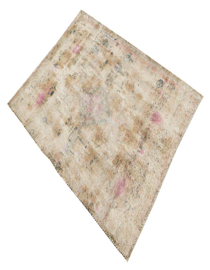 Detail image of 3' x 4' 2  Hand Knotted Ultra Vintage Persian Wool Rug