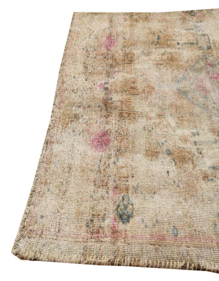 Detail image of 3' x 4' 2  Hand Knotted Ultra Vintage Persian Wool Rug