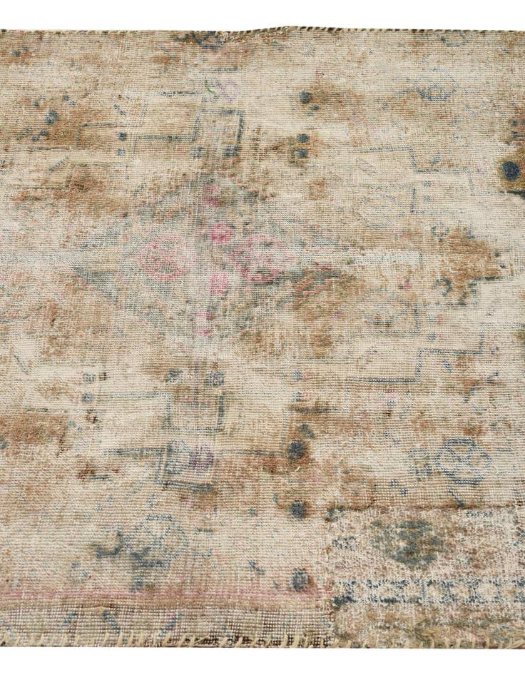 Detail image of 3' x 4' 2  Hand Knotted Ultra Vintage Persian Wool Rug